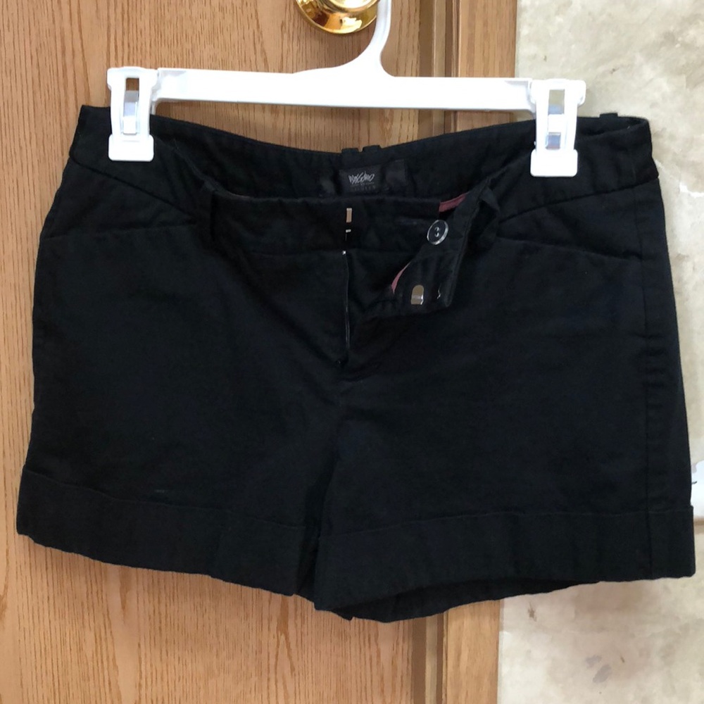 Mossimo stretch black dress shorts
